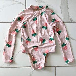 Old Navy Toddler Girl 4T Swimsuit Long Sleeve Rash Guard
